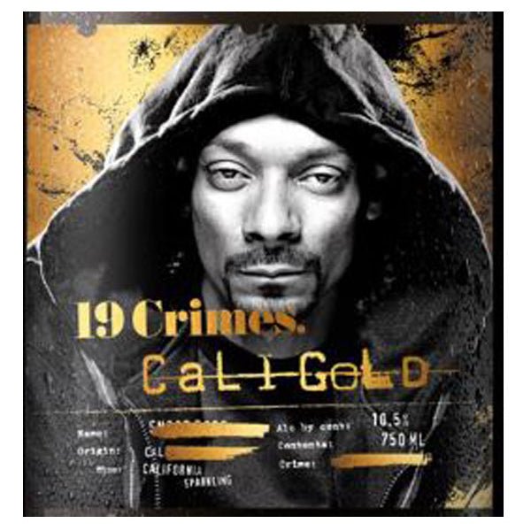 19 Crimes Cali Gold Sparkling 750ML - Amsterwine - Wine - 19 Crtmes