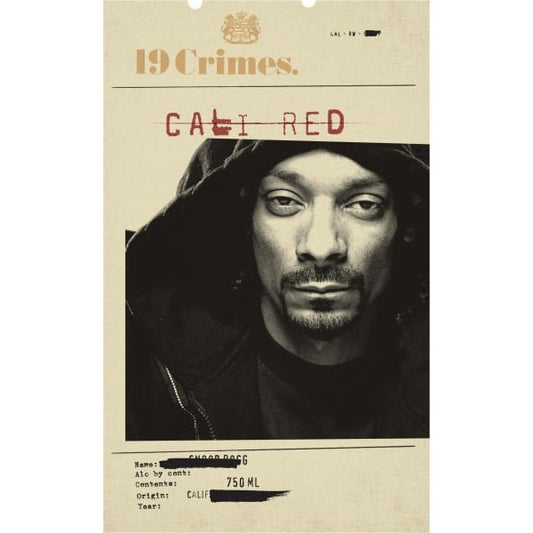 19 Crimes Cali Red 750ml - Amsterwine - Wine - 19 Crimes