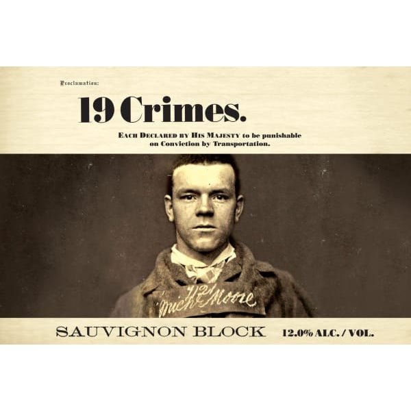 19 Crimes Cali Sauvignon Blanc 750ml - Amsterwine - Wine - 19 Crimes