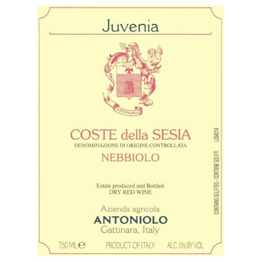 Antoniolo Juvenia Nebbiolo Coste della sesia 750ml - Amsterwine - Wine - Antoniolo