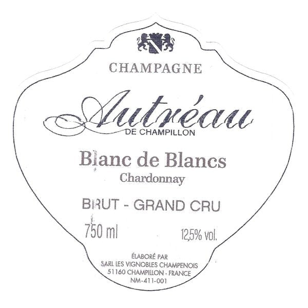 Autreau Champagne Brut Blanc de Blanc 750ml - Amsterwine - Wine - Champagne Autreau