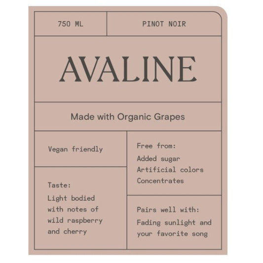 Avaline Pinot Noir 750ml - Amsterwine - Wine - Avaline
