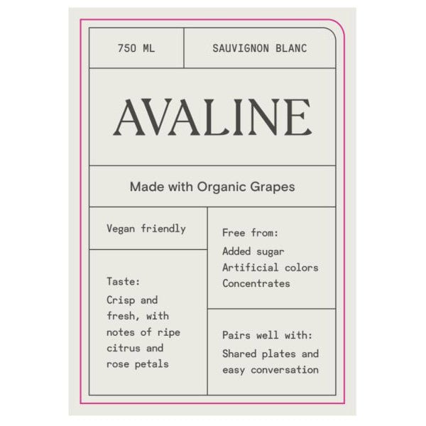 Avaline Sauvignon Blanc 750ml - Amsterwine - Wine - Avaline