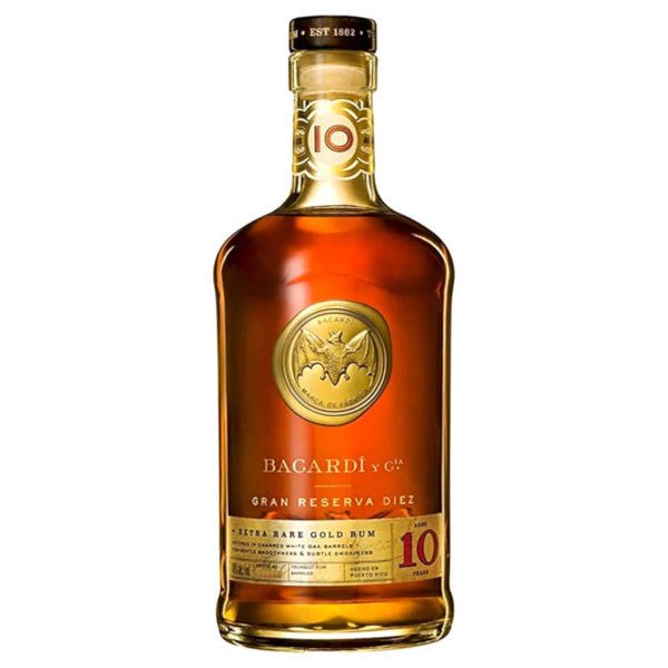 Bacardi Gran Reserva Diez 10 Year Rum 750ml - Amsterwine - Spirits - Bacardi