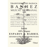 Banhez Ensamble Espadin & Barril Joven Mezcal 375ml - Amsterwine - Spirits - Banhez