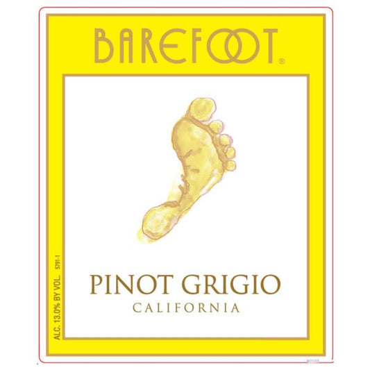 Barefoot Pinot Grigio 750ml - Amsterwine - Wine - Barefoot