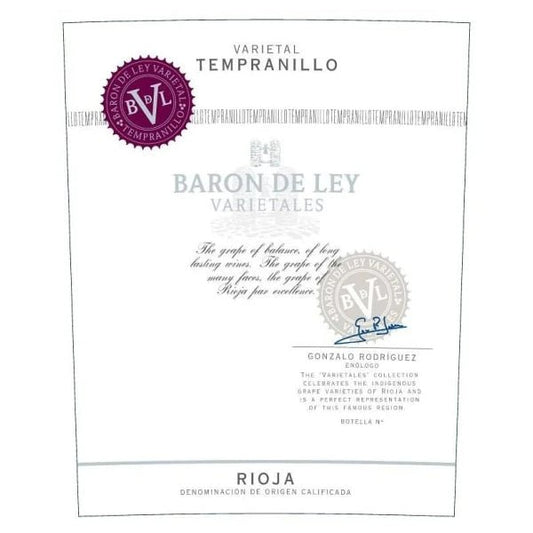 Baron de Ley Tempranillo 750ml - Amsterwine - Wine - Baron de Ley