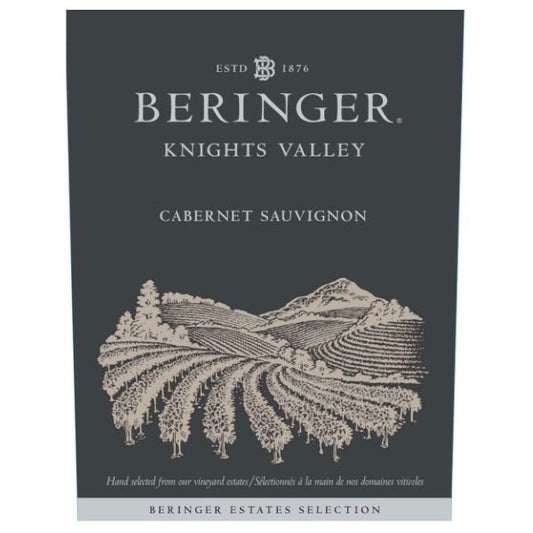 Beringer Knights Valley Cabernet Sauvignon 750ml - Amsterwine - Wine - Beringer