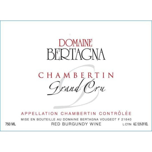 Bertagna Chambertin Grand Cru 750ml - Amsterwine - Wine - Bertagna