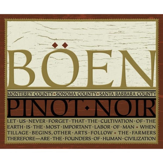 Boen Pinot Noir 750ml - Amsterwine - Wine - Boen