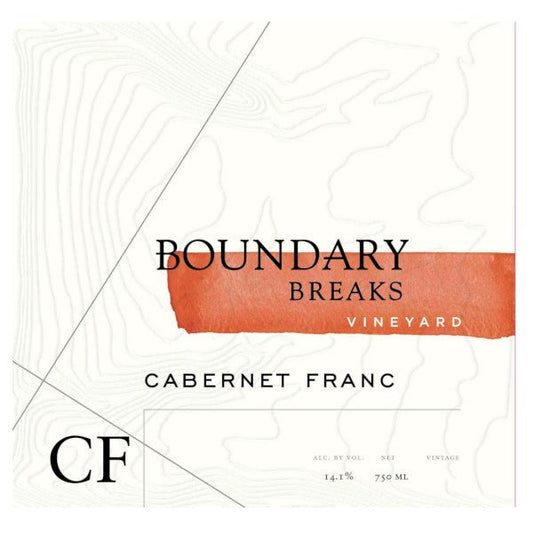 Boundary Breaks Cabernet Franc Finger Lakes 750ml - Amsterwine - Wine - Boundary Breaks