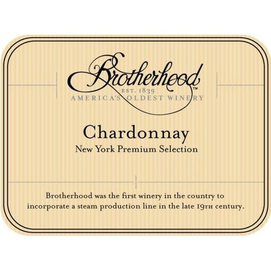 Brotherhood Chardonnay 750ml - Amsterwine - Wine - Brotherhood