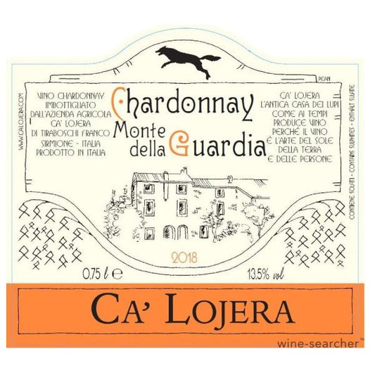 Ca' Lojera Chardonnay Monte Della Guardia 750ml - Amsterwine - Wine - Ca' Lojera