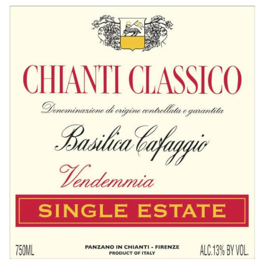 Cafaggio Chianti Classico Single Estate 750ml - Amsterwine - Wine - Cafaggio