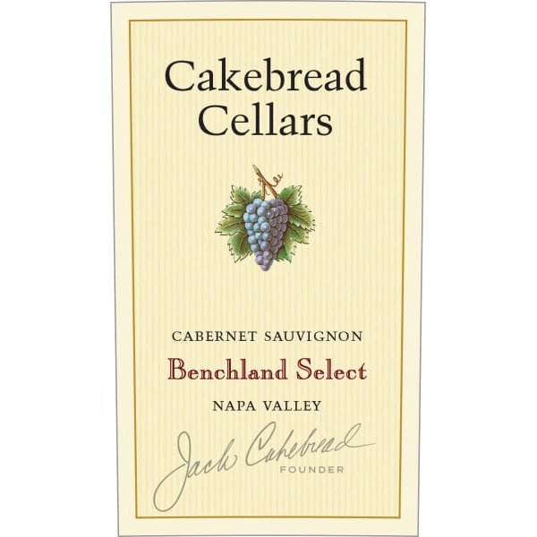 Cakebread Benchland Cabernet Sauvignon 750ml - Amsterwine - Wine - Cakebread