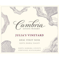 Cambria Pinot Noir Julias 750ml