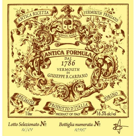 Carpano Antica Formula Vermouth 1L - Amsterwine - Spirits - Carpano Antica