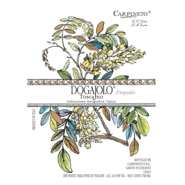 Carpineto Dogajolo Toscana White 750ml - Amsterwine - Wine - Carpineto Dogajolo