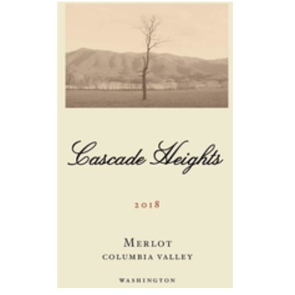 Cascade Heights Merlot Columbia Valley 750ml - Amsterwine - Wine - Cascade Heights