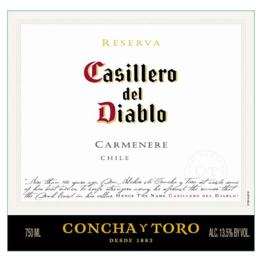 Casillero del Diablo Carmenere 750ml - Amsterwine - Wine - Castillero del Diablo