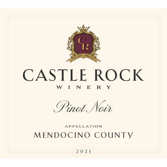 Castle Rock Pinot Noir Mendocino 750ml - Amsterwine - Wine - Castle Rock