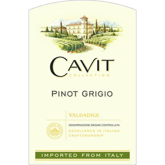 Cavit Pinot Grigio 1.5L - Amsterwine - Wine - Cavit