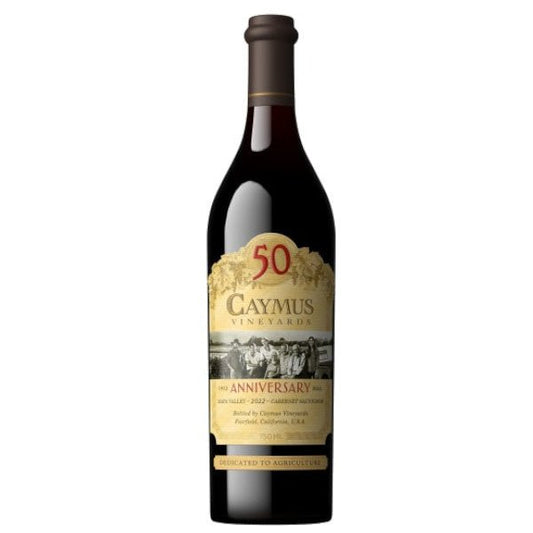 Caymus Napa Valley Cabernet Sauvignon (50th Anniversary) 2022 - Amsterwine - Napa Cabernet - Caymus Vineyards