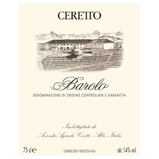 Ceretto Barolo DOCG 750ml - Amsterwine - Wine - Ceretto