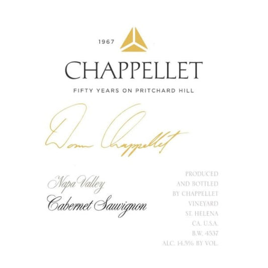 Chappellet Signature Cabernet Sauvignon Napa Valley 750ml - Amsterwine - Wine - Chappellet