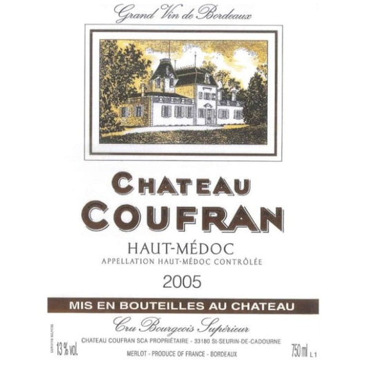 Chateau Coufran Haut Medoc 750ml - Amsterwine - Wine - Chateau Coufran