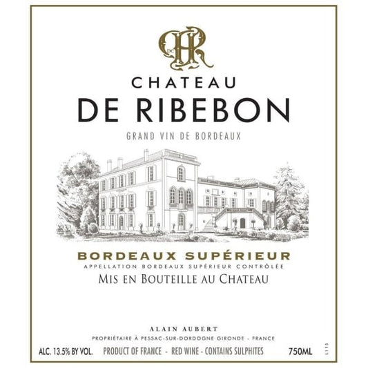 Chateau de Ribebon Bordeaux Superior 750ml - Amsterwine - Wine - Chateau de Ribebon