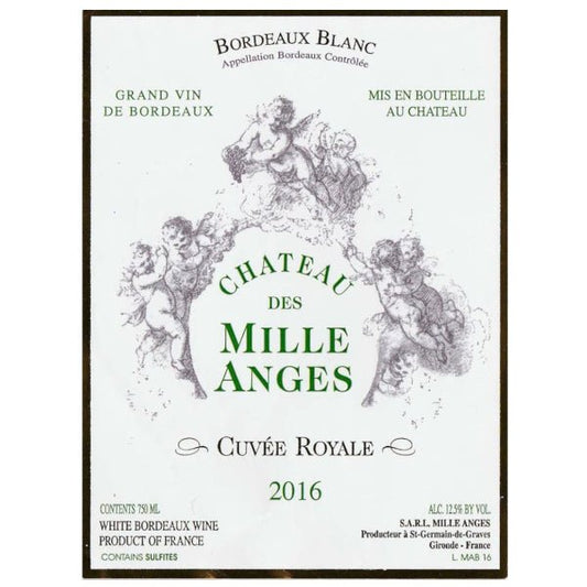 Chateau Des Mille Anges White 750ml - Amsterwine - Wine - Chateau Des Mille Anges