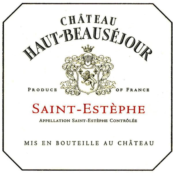 Chateau Haut Beausejour Saint Estephe 750ml - Amsterwine - Wine - Chateau Haut Brion