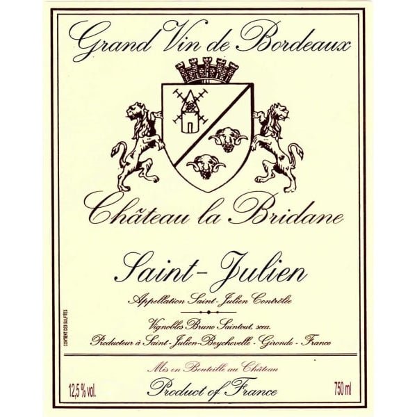 Chateau La Bridane St Julien 750ml - Amsterwine - Wine - Chateau La Bridane