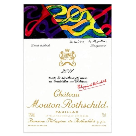 Chateau Mouton Rothschild Pauillac 2011 750ml - Amsterwine - Wine - Chateau Mouton Rothschild