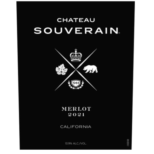 Chateau Souverain Merlot 750ml - Amsterwine - Wine - Chateau Souverain