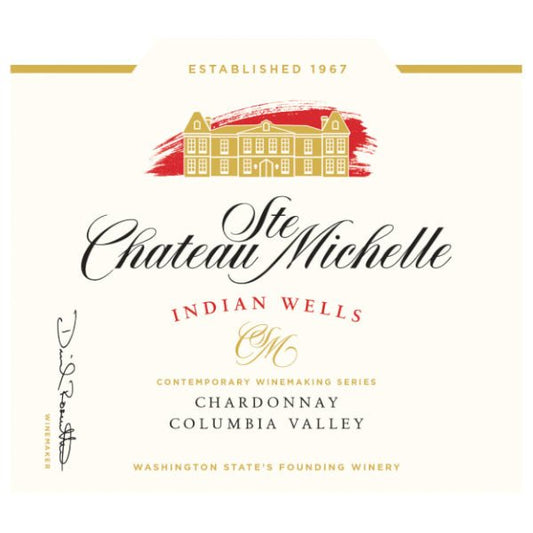 Chateau Ste. Michelle Chardonnay Indian Well 750ml - Amsterwine - Wine - Chateau Ste. Michelle