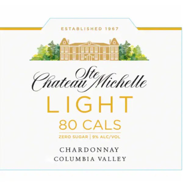 Chateau Ste. Michelle Chardonnay Light 750ml - Amsterwine - Wine - Chateau Ste. Michelle