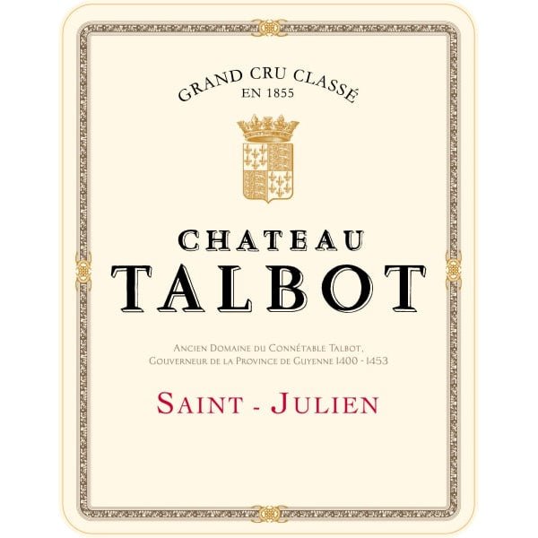Chateau Talbot Saint Julien 750ml - Amsterwine - Wine - Chateau Talbot