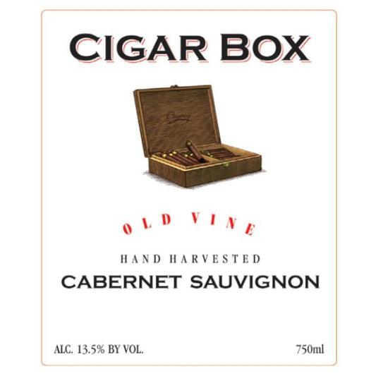 Cigar Box Cabernet Sauvignon Reserve 750ml - Amsterwine - Wine - Cigar Box