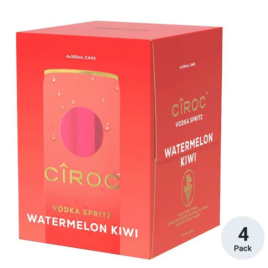 Ciroc Vodka Spritz Watermelon Kiwi Cocktail 14 355ml x 4 Cans - Amsterwine - Spirits - Ciroc