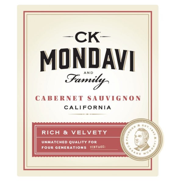 CK Mondavi Cabernet Sauvignon 1.5L - Amsterwine - Wine - CK Mondavi