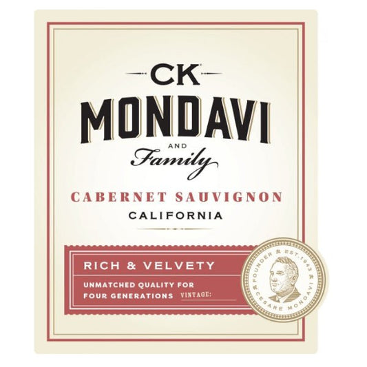 CK Mondavi Cabernet Sauvignon 1.5L - Amsterwine - Wine - CK Mondavi