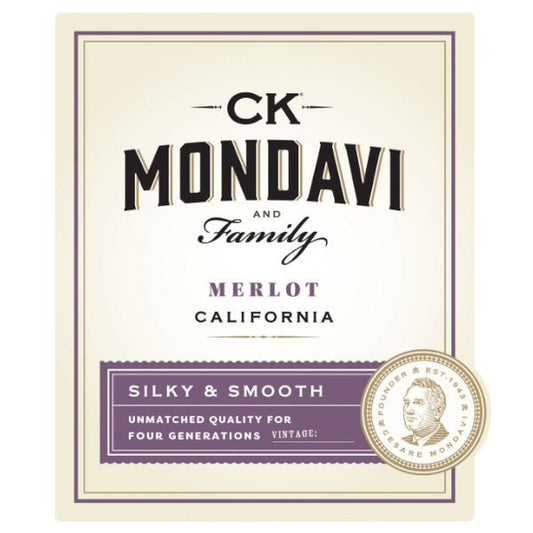 CK Mondavi Merlot California 750ml - Amsterwine - Wine - CK Mondavi