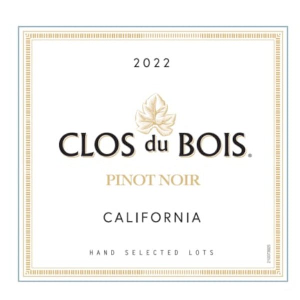 Clos Du Bois Pinot Noir 750ml - Amsterwine - Wine - Clos du Bois