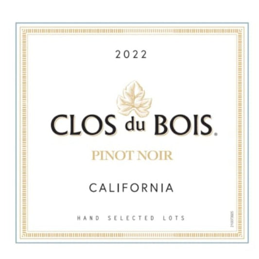 Clos Du Bois Pinot Noir 750ml - Amsterwine - Wine - Clos du Bois