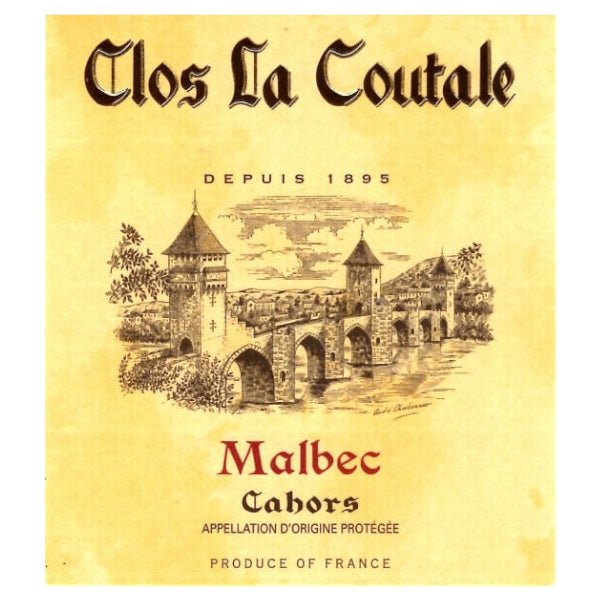 Clos La Coutale Malbec Cahors 750ml - Amsterwine - Wine - Clos La Coutale