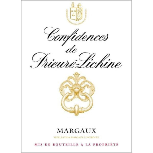 Confidences de Prieure Lichine Margaux 750ml - Amsterwine - Wine - Confidences