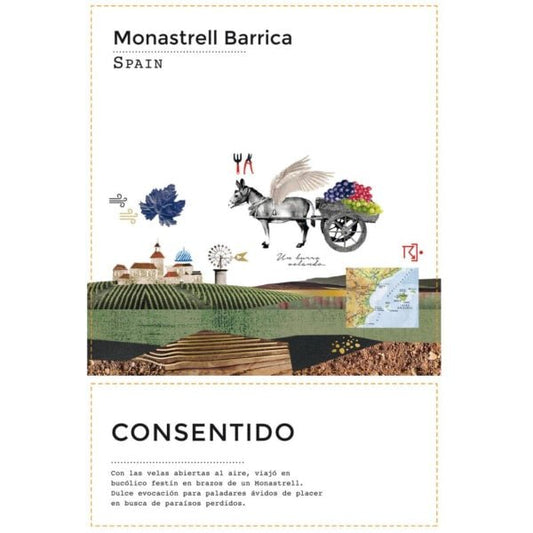 Consentido Monastrell Barrica Red 750ml - Amsterwine - Wine - Consentido