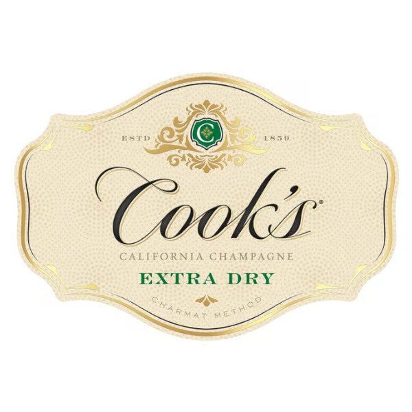 Cook's California Champagne Extra Dry 750ml - Amsterwine - Wine - Cook's